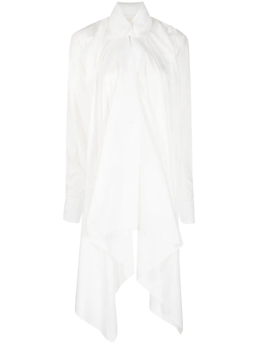 Asymmetric Poplin Shirt