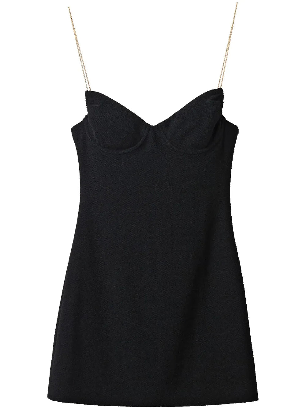 Sweetheart-Neck Bouclé Minidress