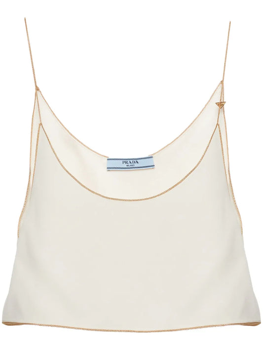 Sablé Cropped Camisole Top