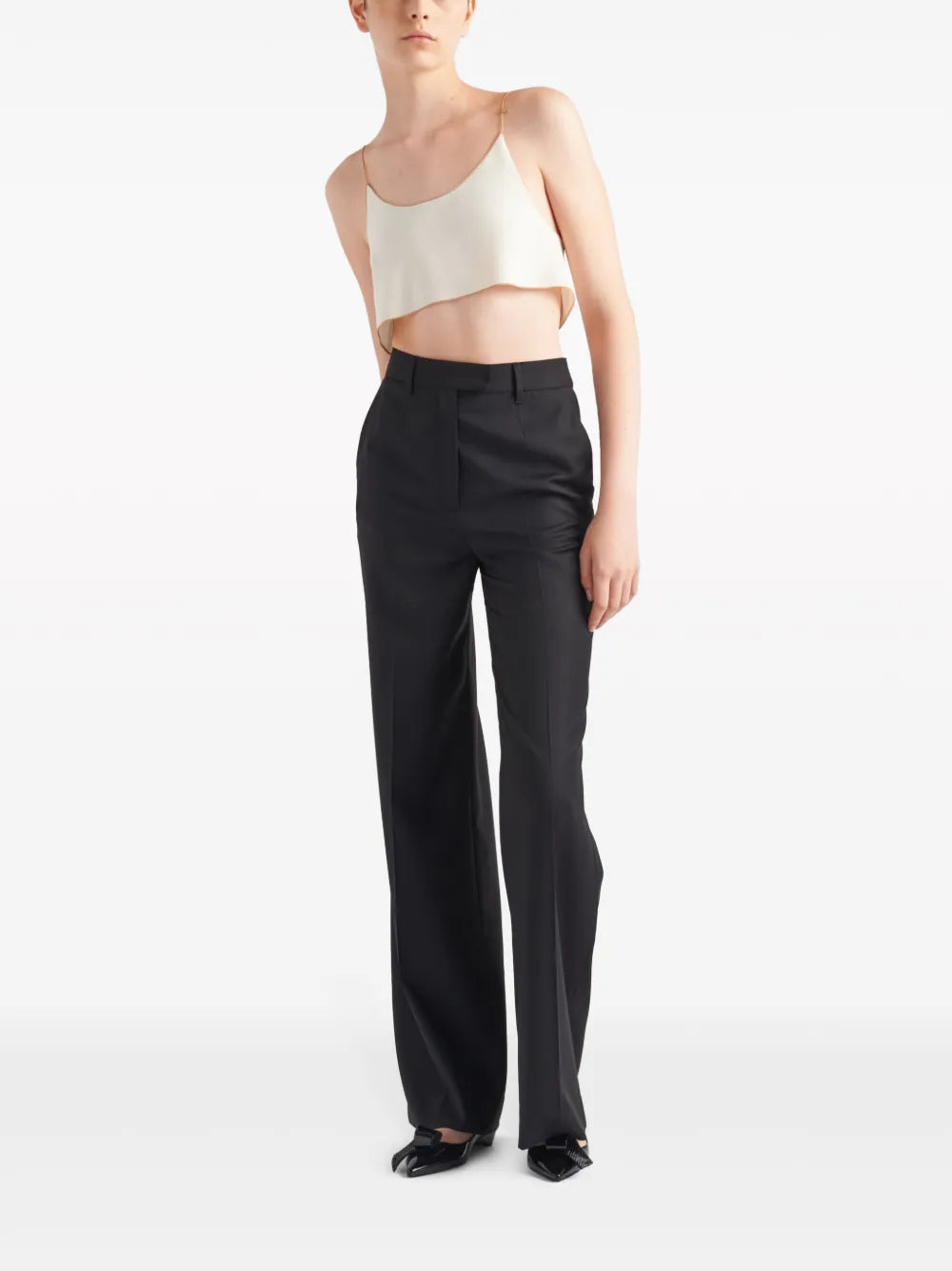 Sablé Cropped Camisole Top