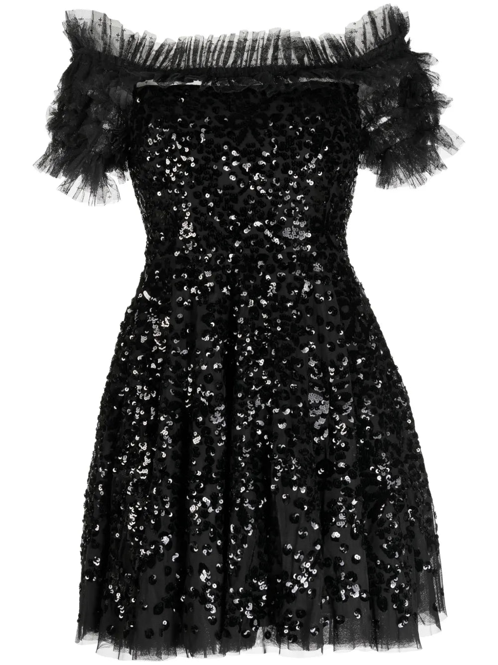 Wreath Sequinned Minidress