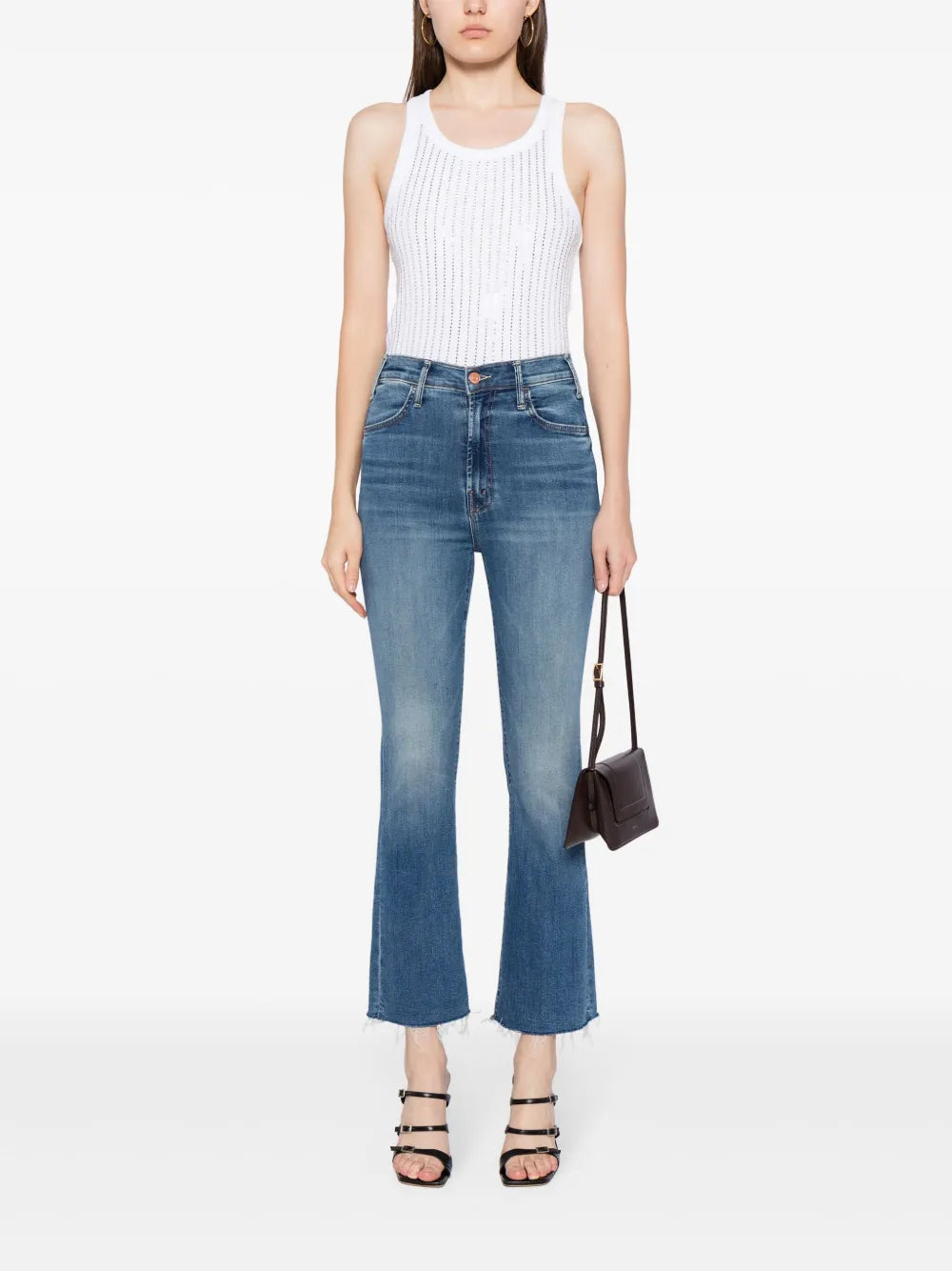 The Hustler Flared Cropped Jeans