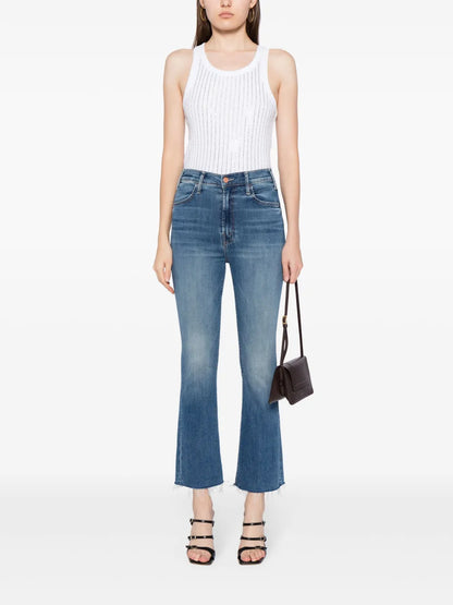 The Hustler Flared Cropped Jeans