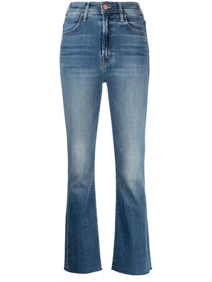 The Hustler Flared Cropped Jeans