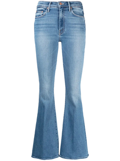 The Weekender Cotton-Blend Flared Jeans