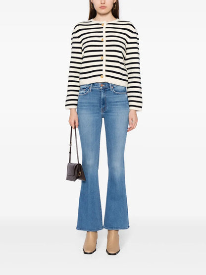 The Weekender Cotton-Blend Flared Jeans