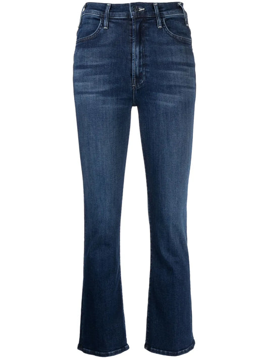 The Hustler Cropped Flared Jeans
