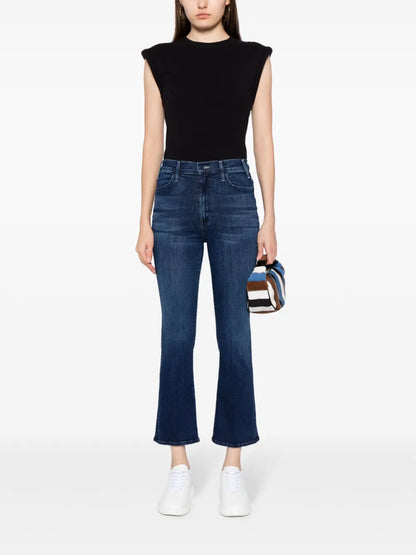 The Hustler Cropped Flared Jeans