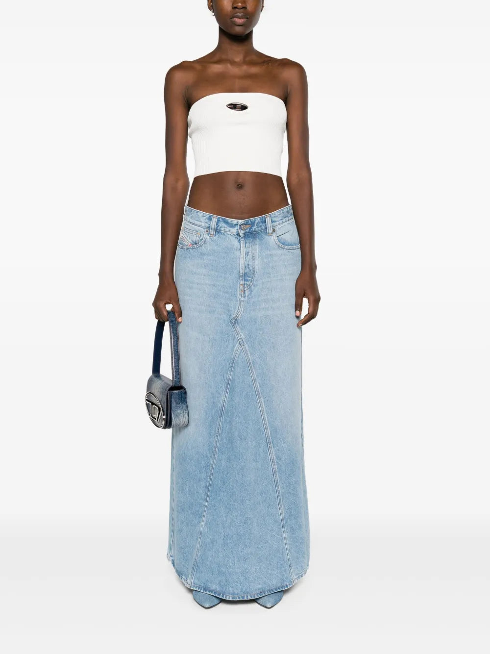 Denim Maxi Skirt