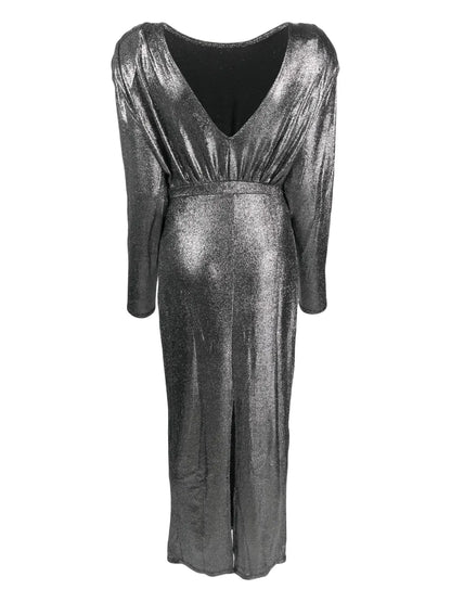 Eiragz Metallic Maxi Dress
