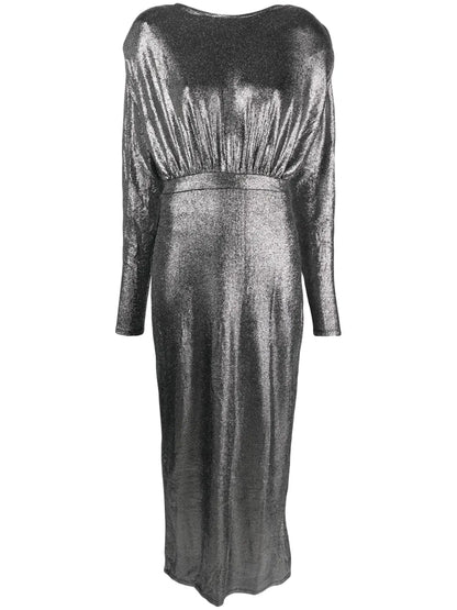 Eiragz Metallic Maxi Dress