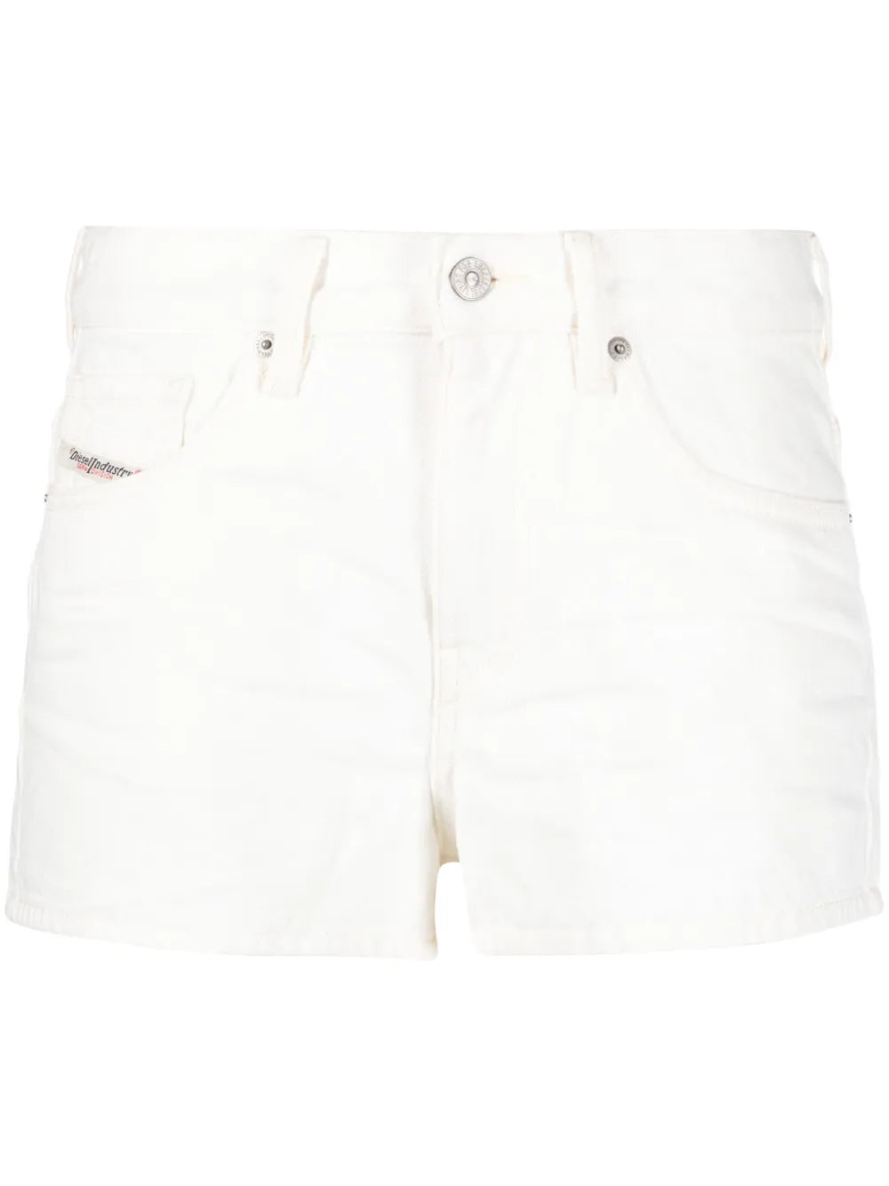 De-Yuba High-Waisted Denim Shorts