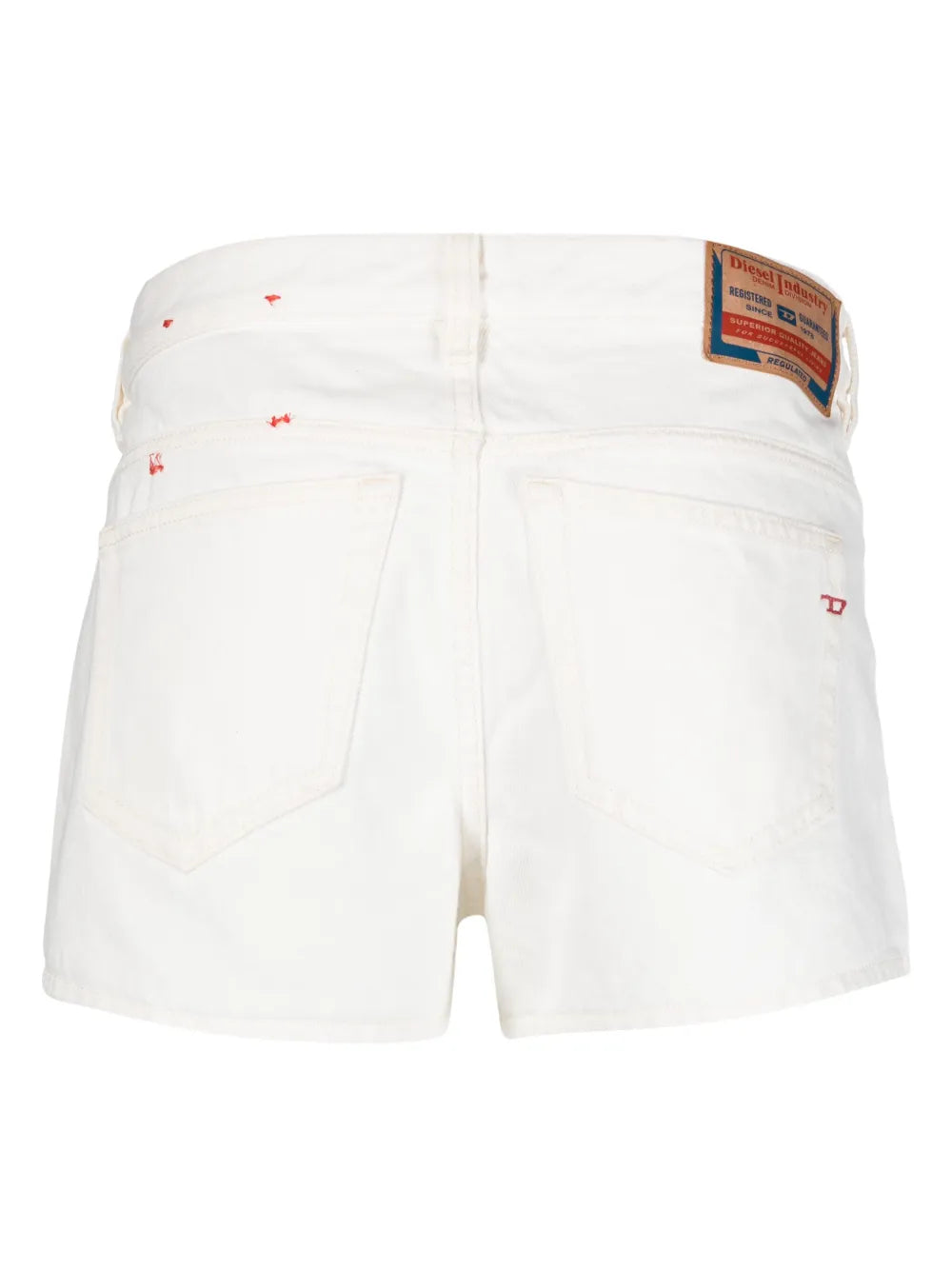De-Yuba High-Waisted Denim Shorts