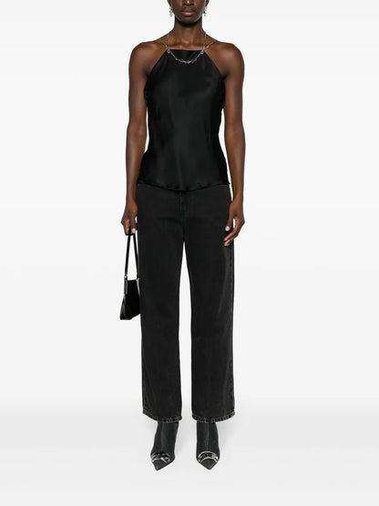 T-Elizy Chain-Link Tank Top