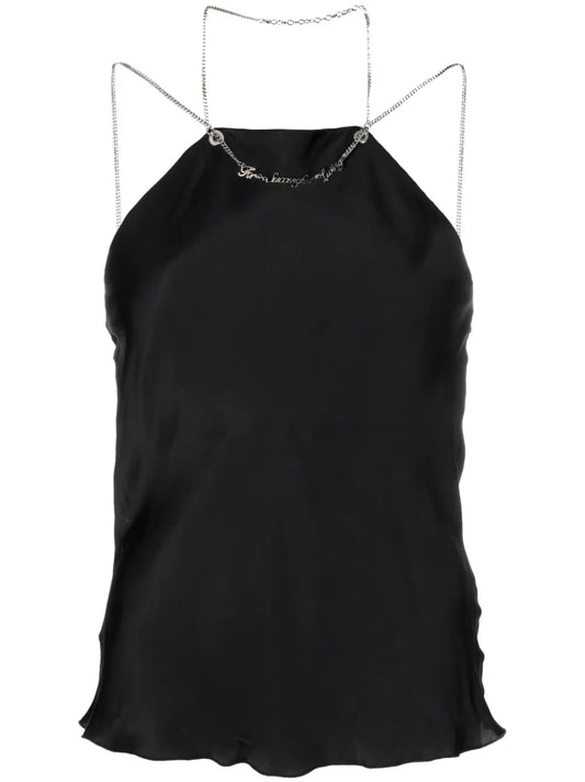 T-Elizy Chain-Link Tank Top
