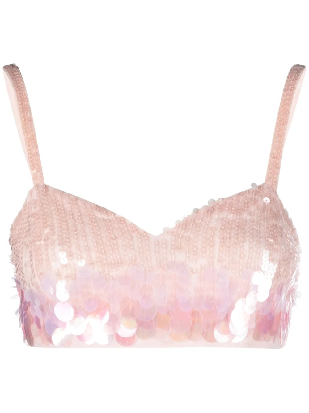 Sequinned Crop Top