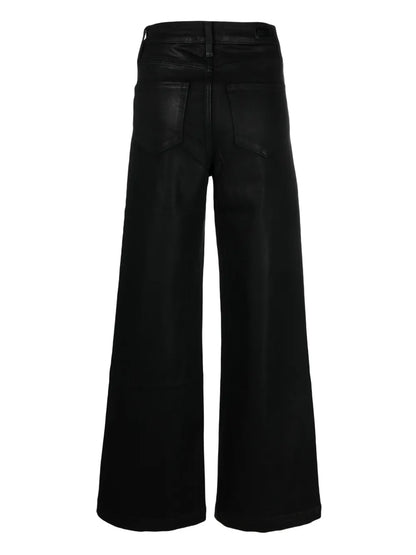 High-Waisted Wide-Leg Trousers