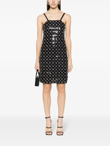 Ginny Rhinestone-Embellished Mini Dress