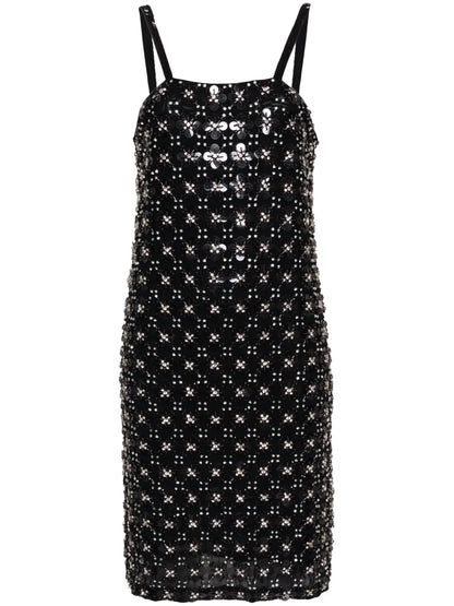 Ginny Rhinestone-Embellished Mini Dress
