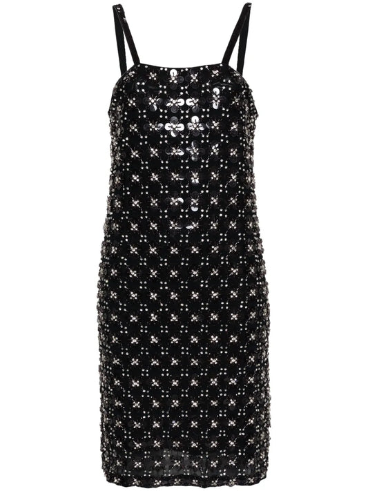Ginny Rhinestone-Embellished Mini Dress