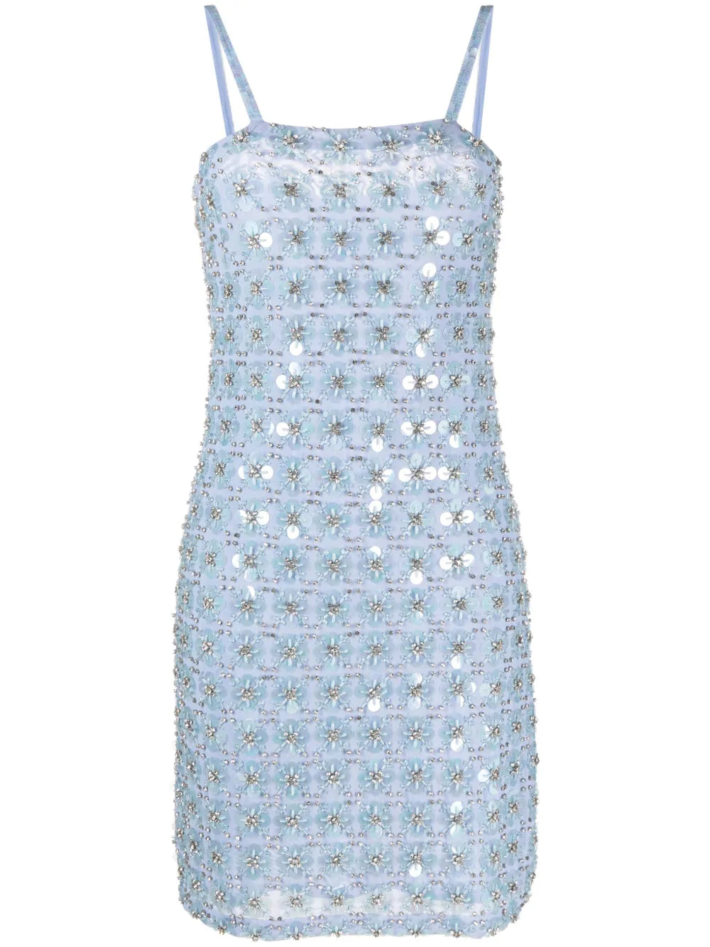 Ginny Rhinestone-Embellished Mini Dress