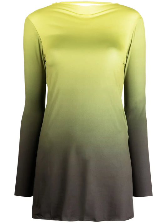 Alba Gradient-Effect Minidress