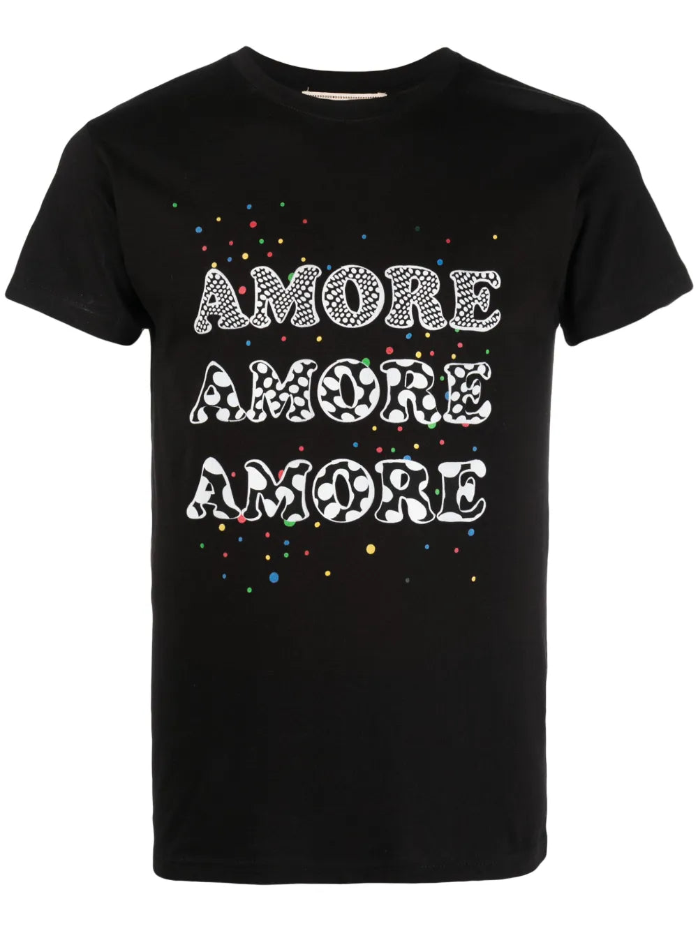 Amore-Print Cotton T-Shirt