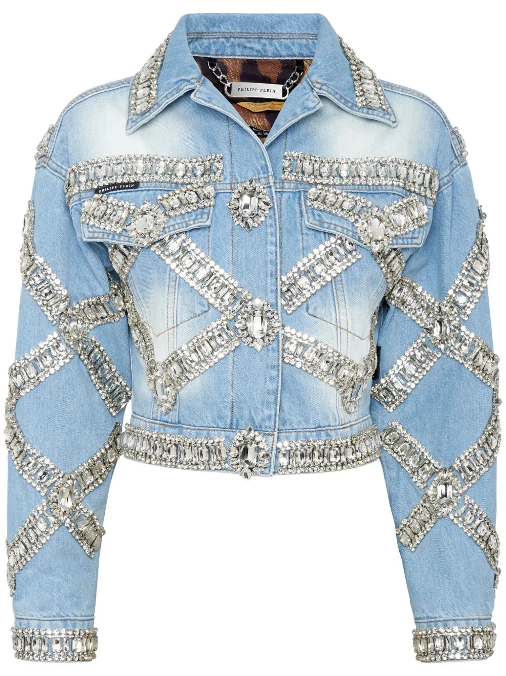 Cropped Brooch Jacket