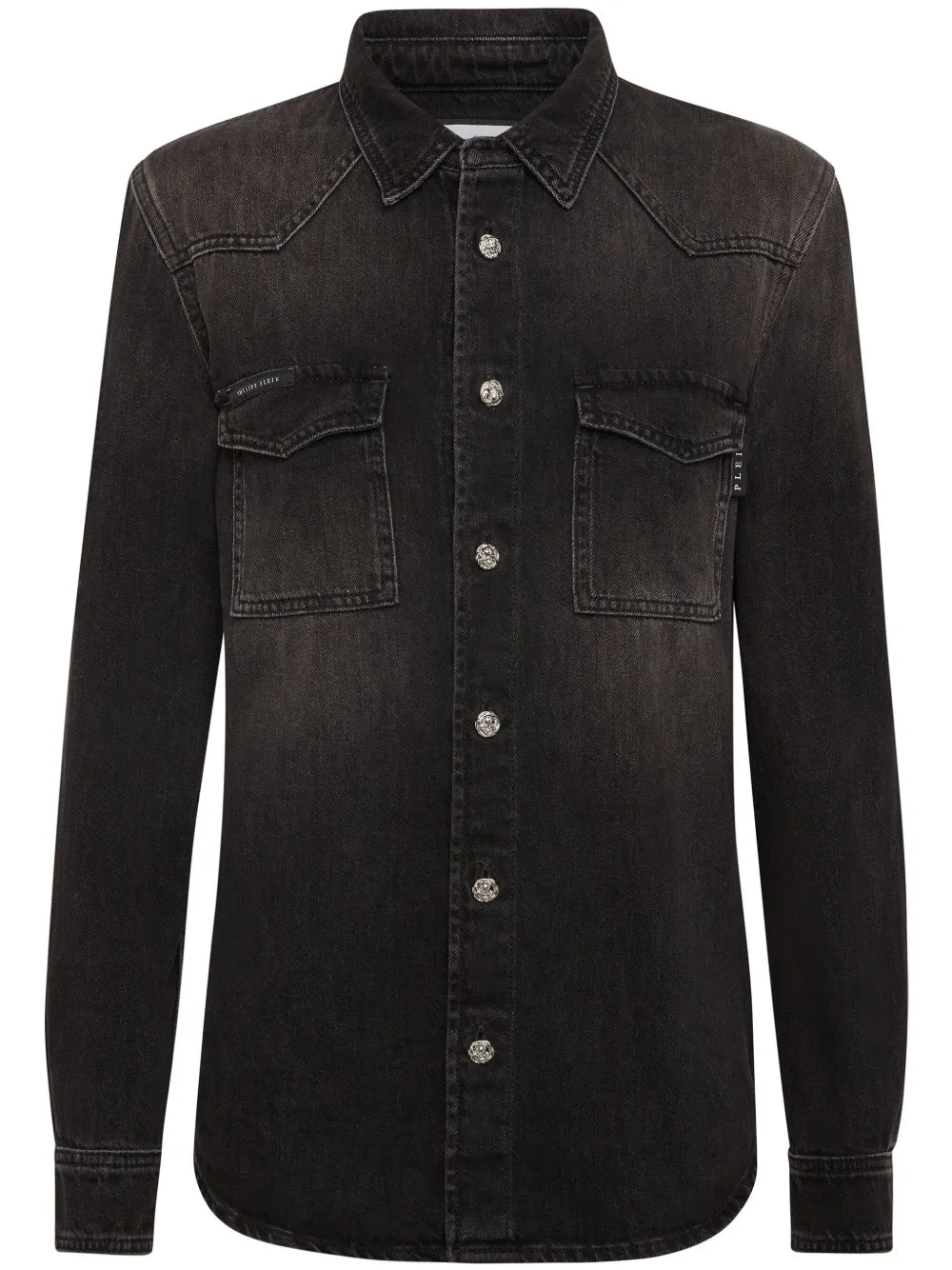 Long-Sleeve Denim Shirt