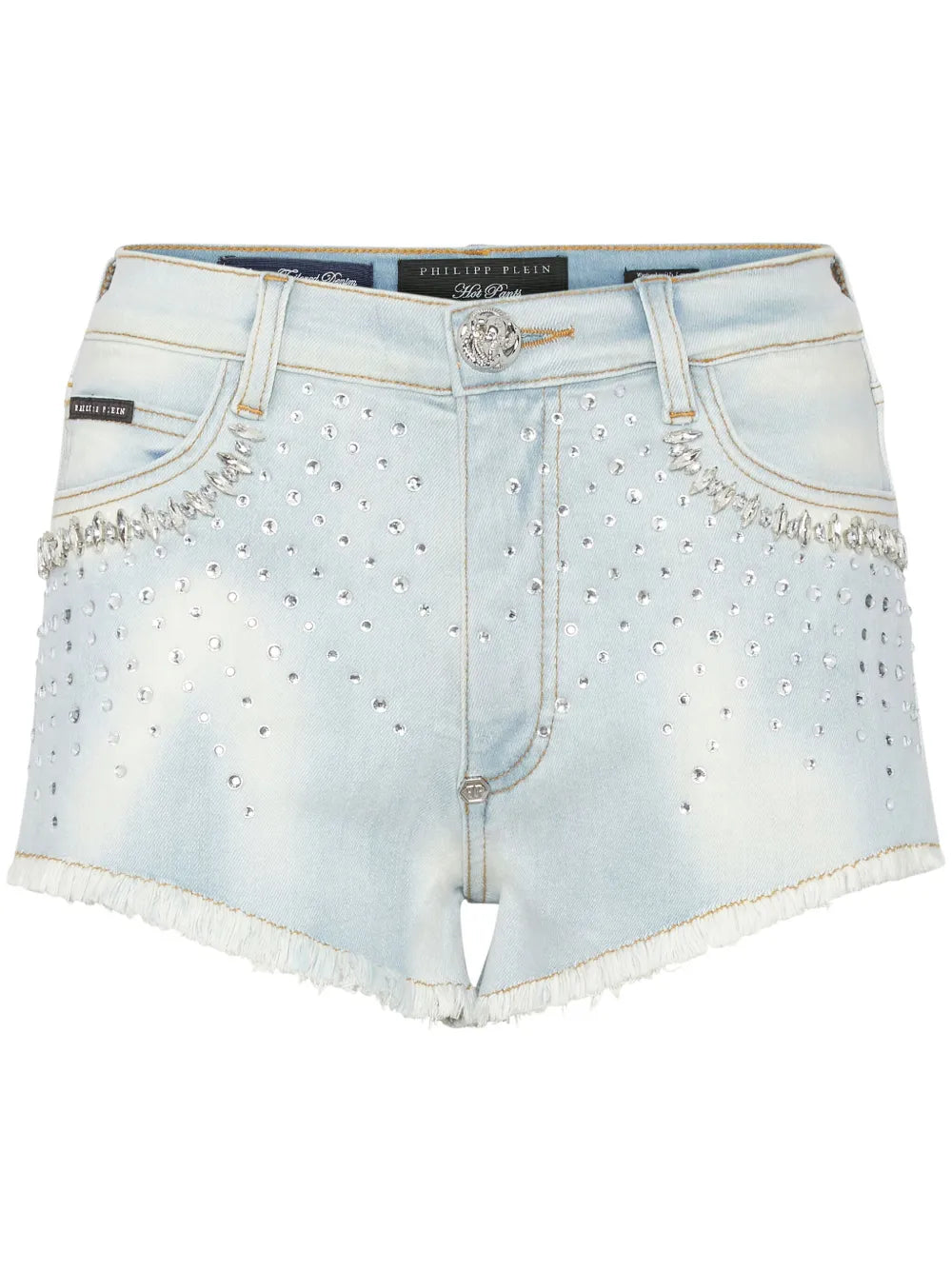 Strass Denim Shorts