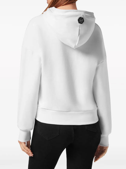 Bombing Graffiti-Print Long-Sleeve Hoodie
