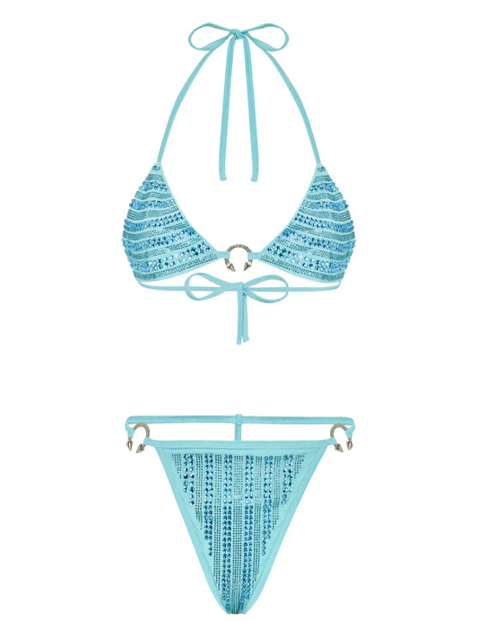 Crystal-Embellished Bikini