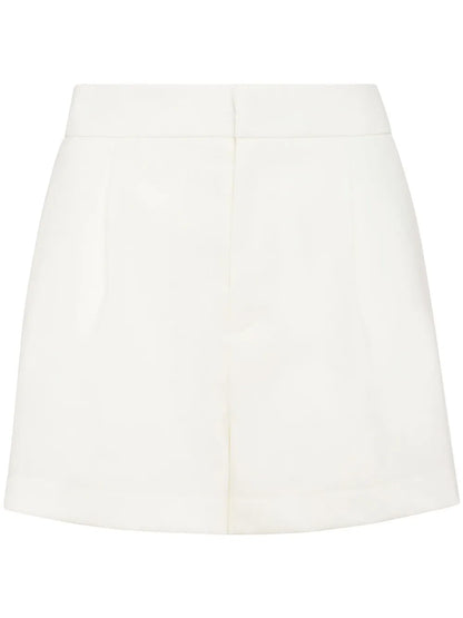 Logo-Plaque Satin Shorts
