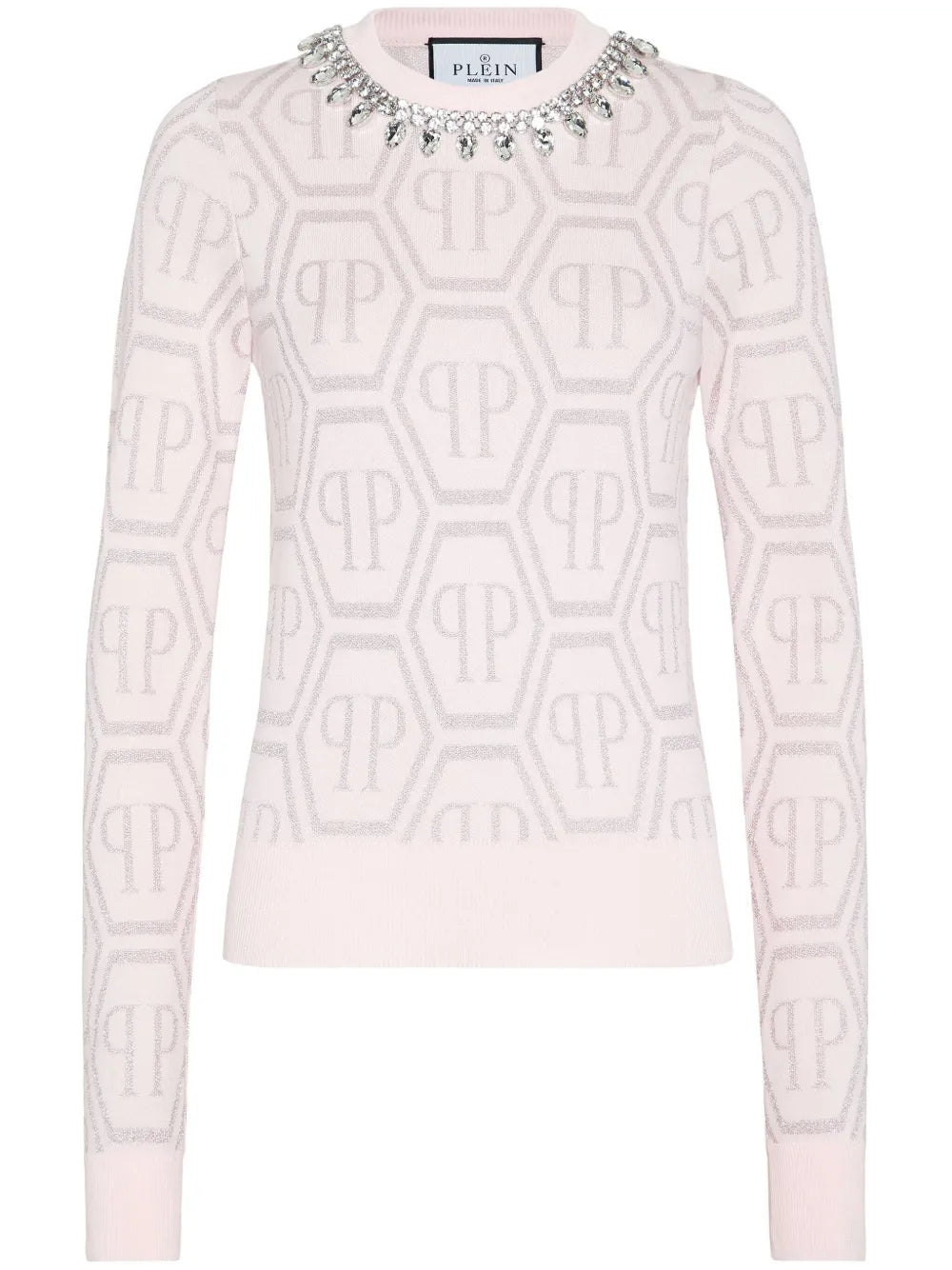 Monogram Crystal-Embellished Jumper