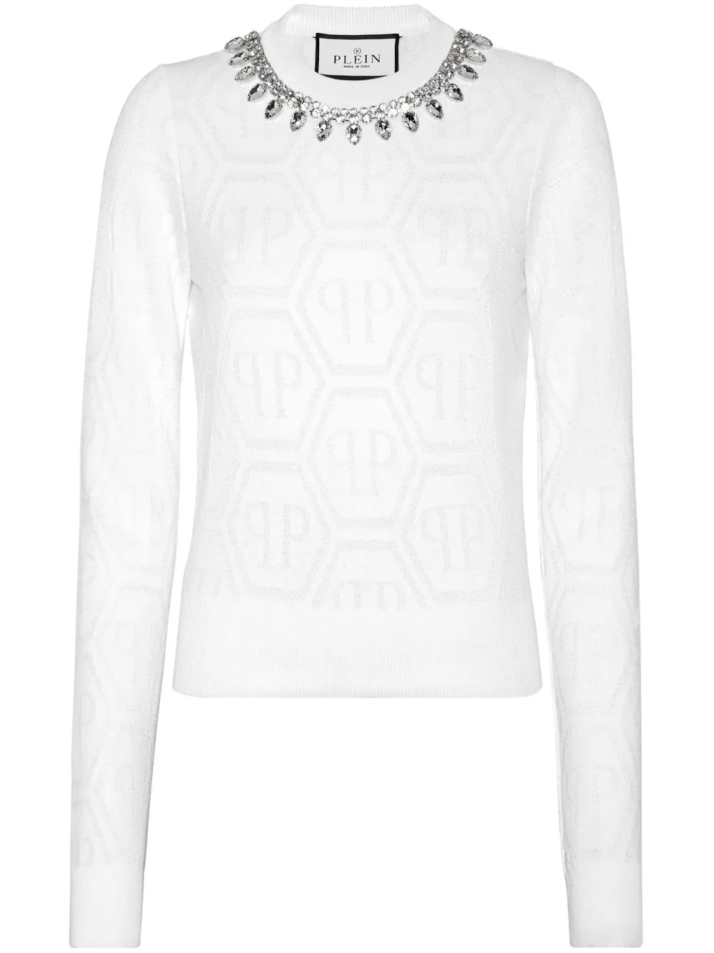 Monogram Crystal-Embellished Jumper