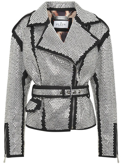 Crystal-Embellished Jacket