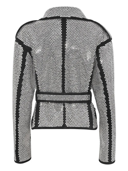 Crystal-Embellished Jacket