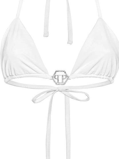 Logo-Plaque Triangle Bikini Set