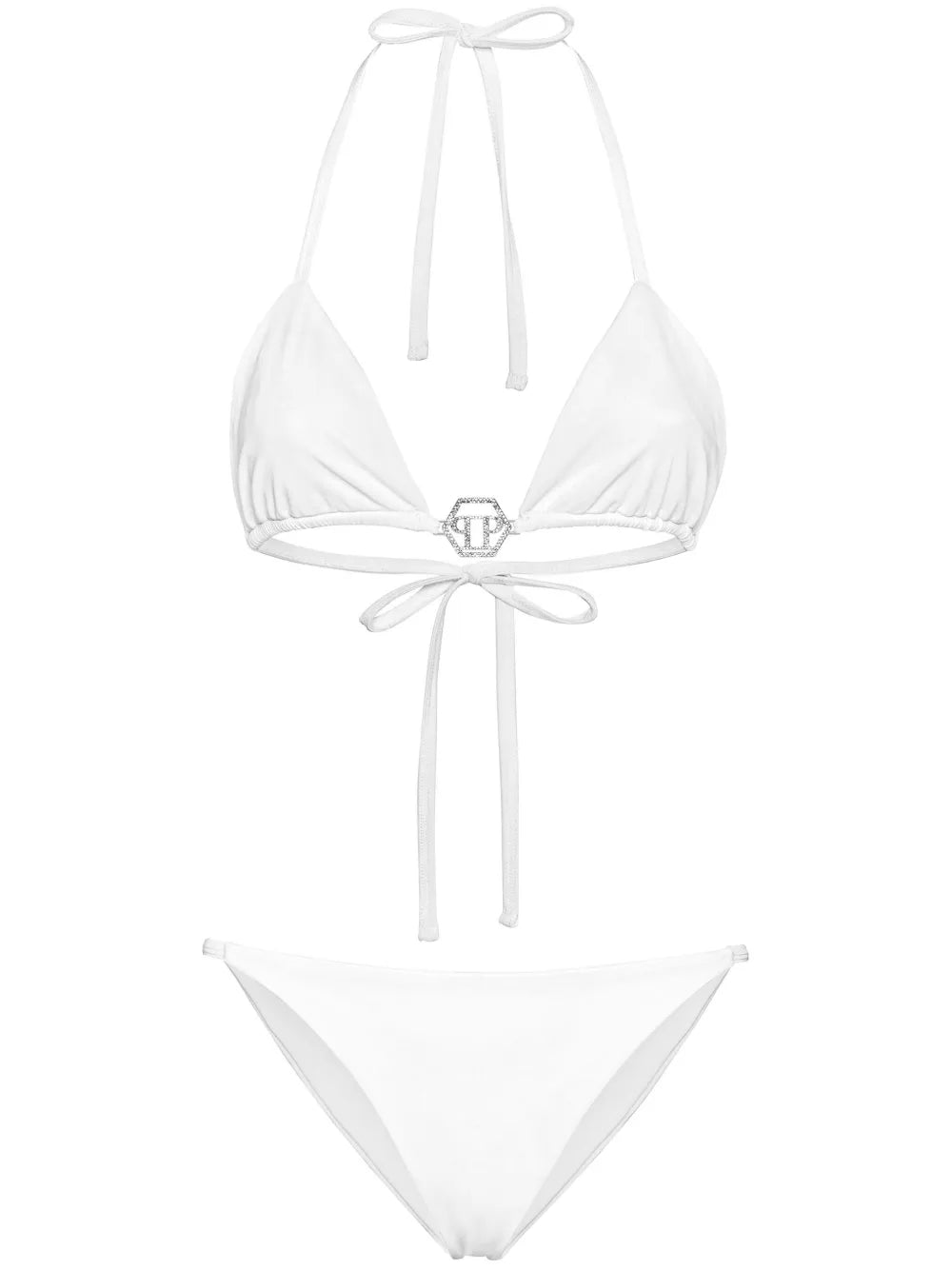 Logo-Plaque Triangle Bikini Set