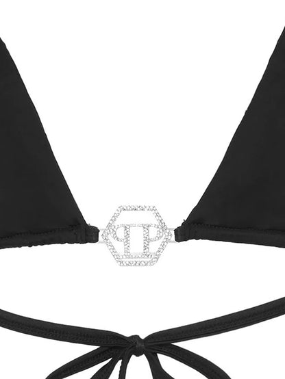 Logo-Plaque Triangle Bikini Set