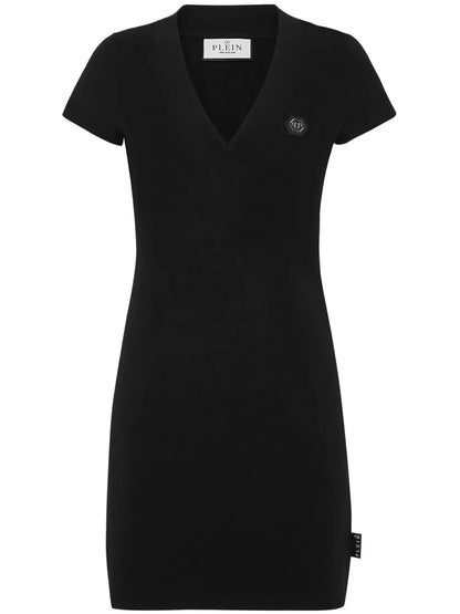 Rhinestone-Embellished T-Shirt Dress