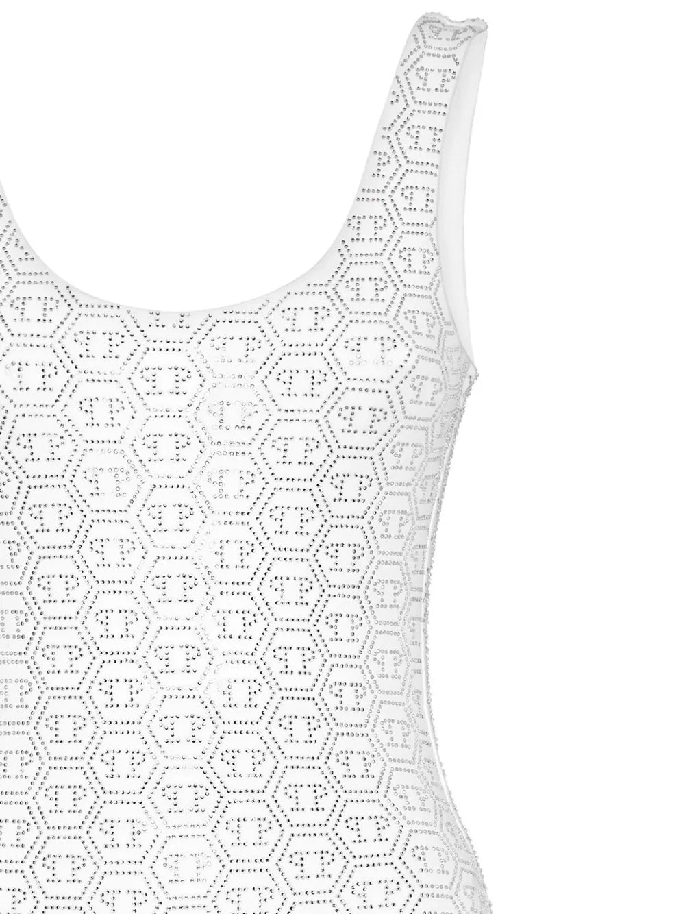 Embellished Monogram Swimsuit