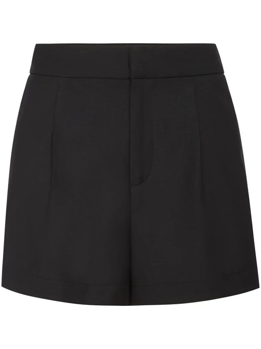Logo-Plaque Satin Shorts