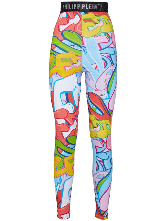 Leggings Bombing Graffiti