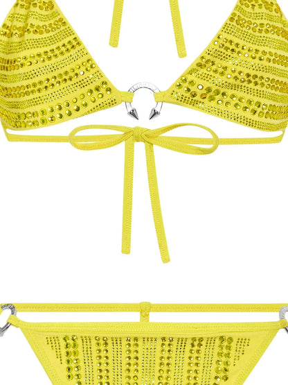 Crystal-Embellished Bikini
