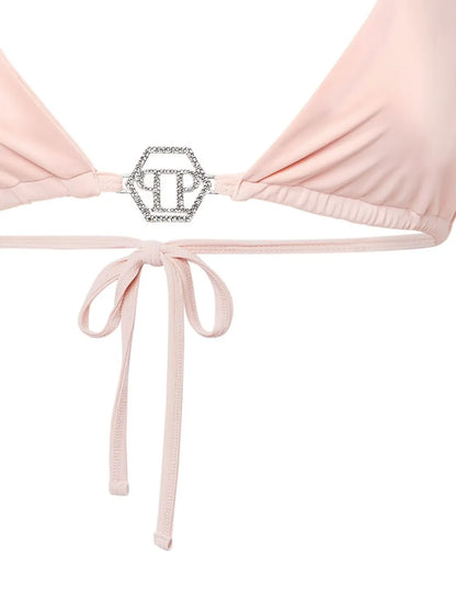 Logo-Plaque Bikini Set
