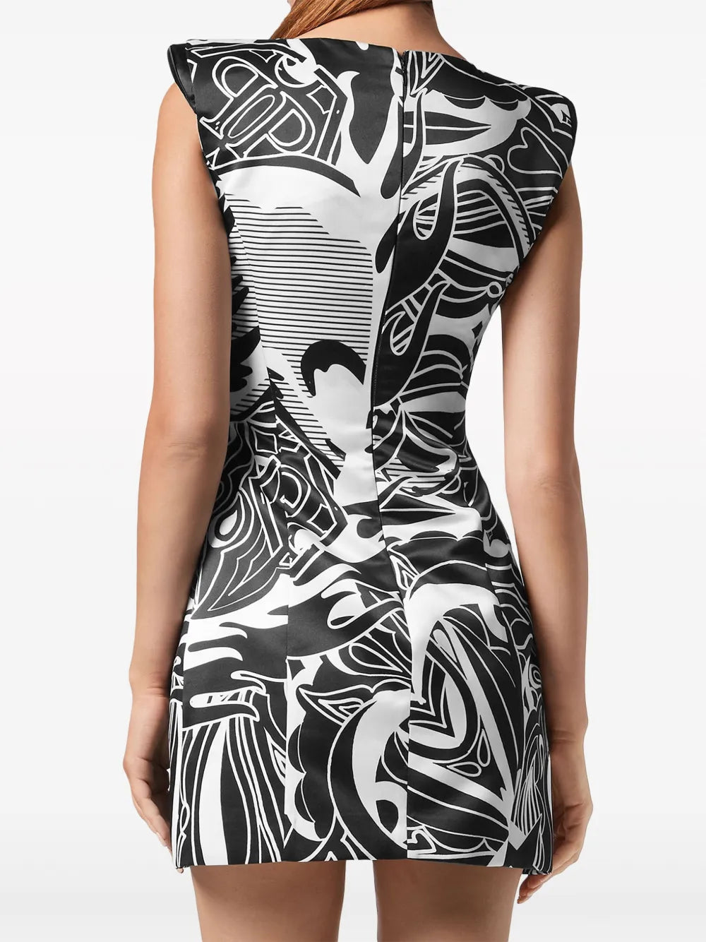 Duchesse Cap-Sleeve Minidress