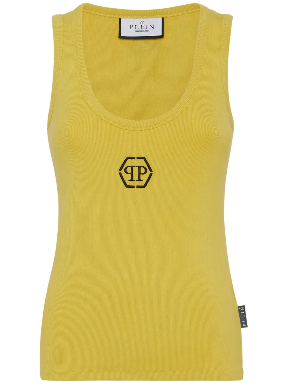 Hexagon-Logo Cotton Tank Top