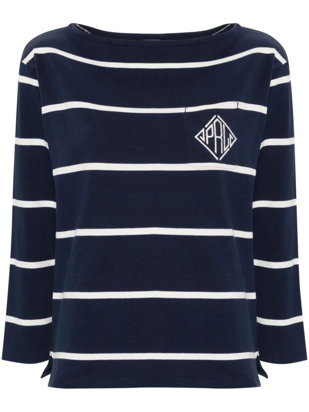 Logo-Embroidered Striped T-Shirt