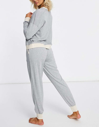 Super Soft Logo Sweat And Jogger Set